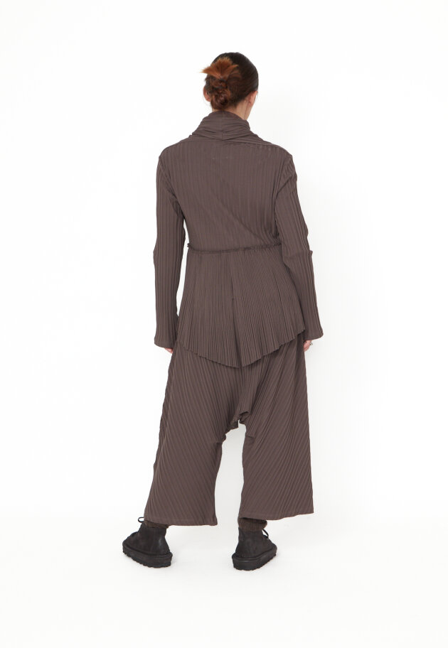 Sort Aarhus - Cardigan/Blazer med plisse