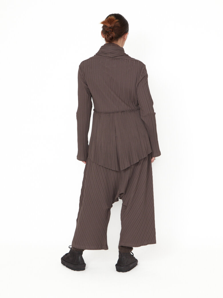 Sort Aarhus - Cardigan/Blazer med plisse