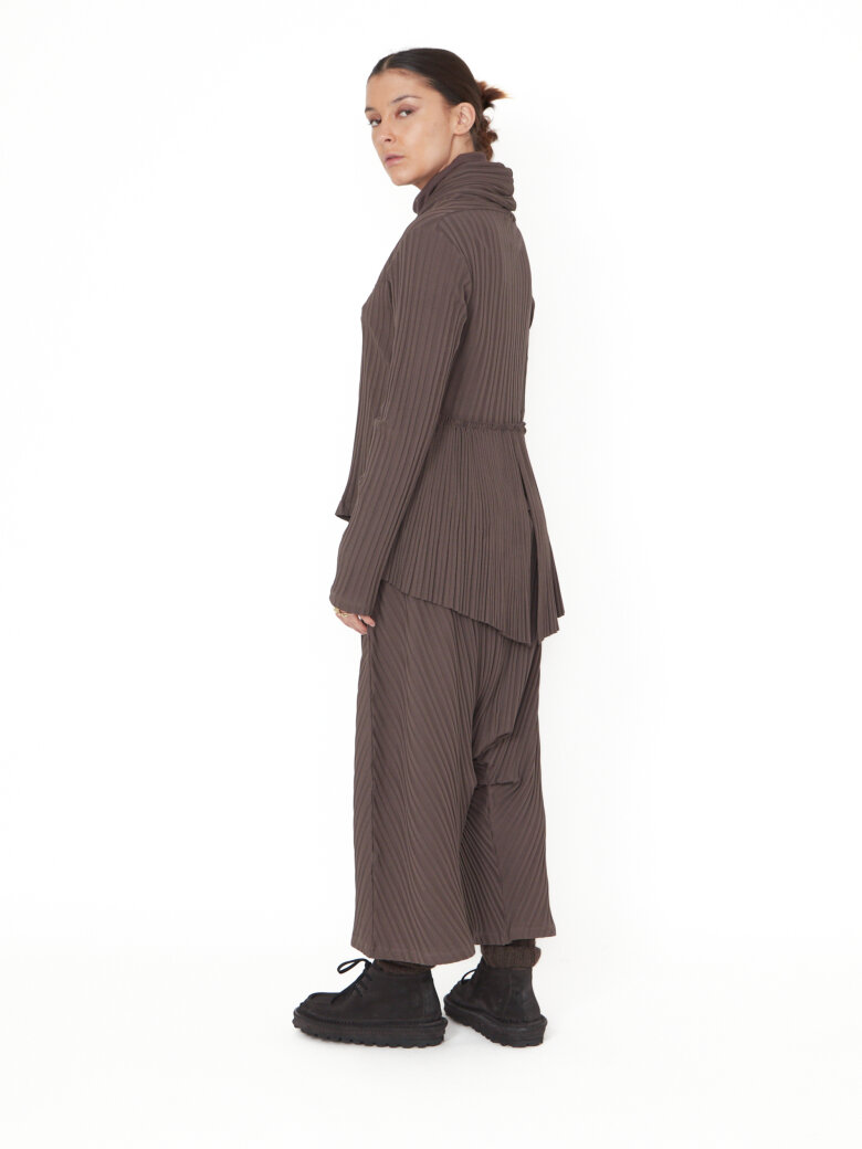 Sort Aarhus - Cardigan/Blazer med plisse