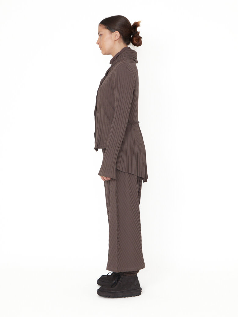 Sort Aarhus - Cardigan/Blazer med plisse