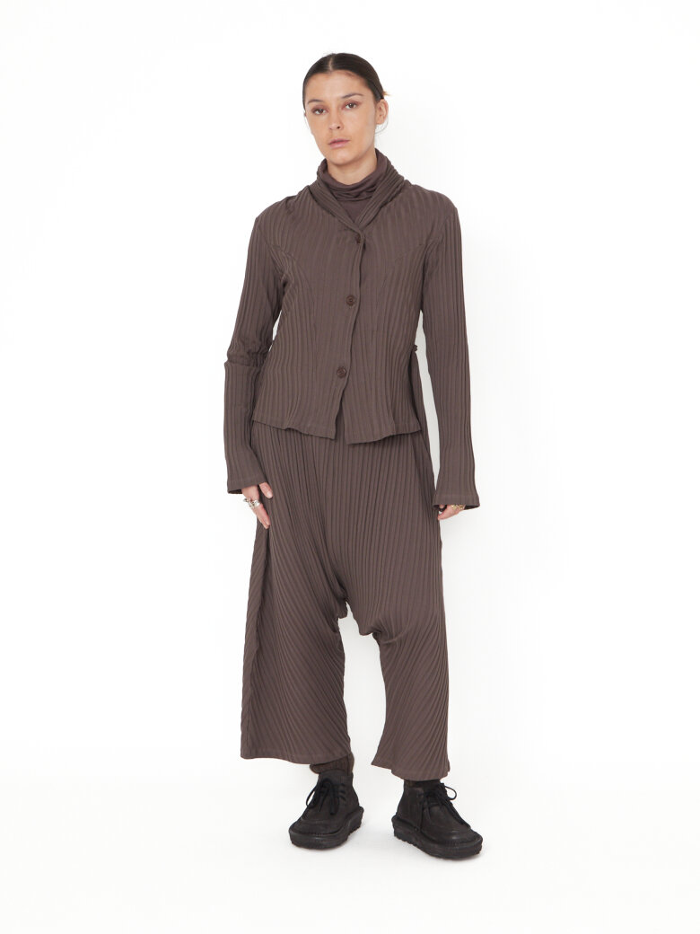 Sort Aarhus - Cardigan/Blazer med plisse