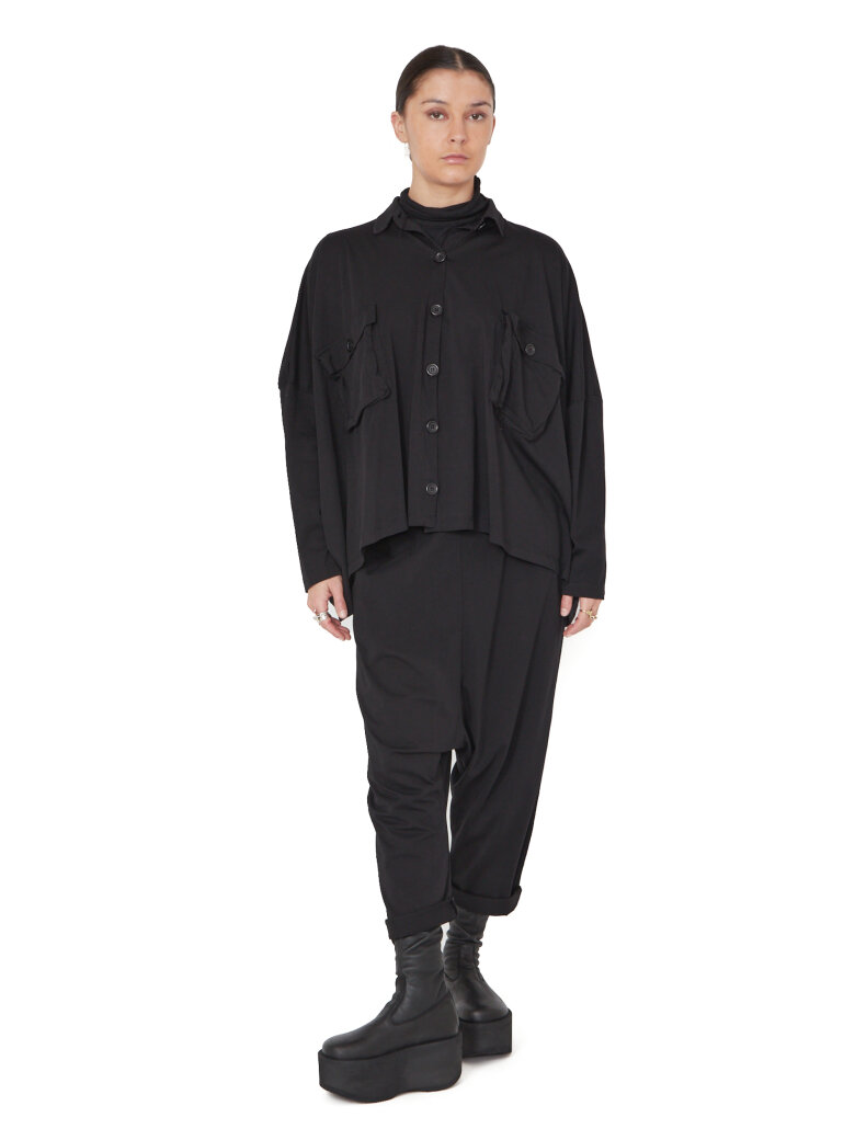 Sort Aarhus - Bluse/skjorte med knapper