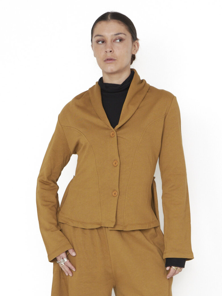 Sort Aarhus - Cardigan/blazer med knapper