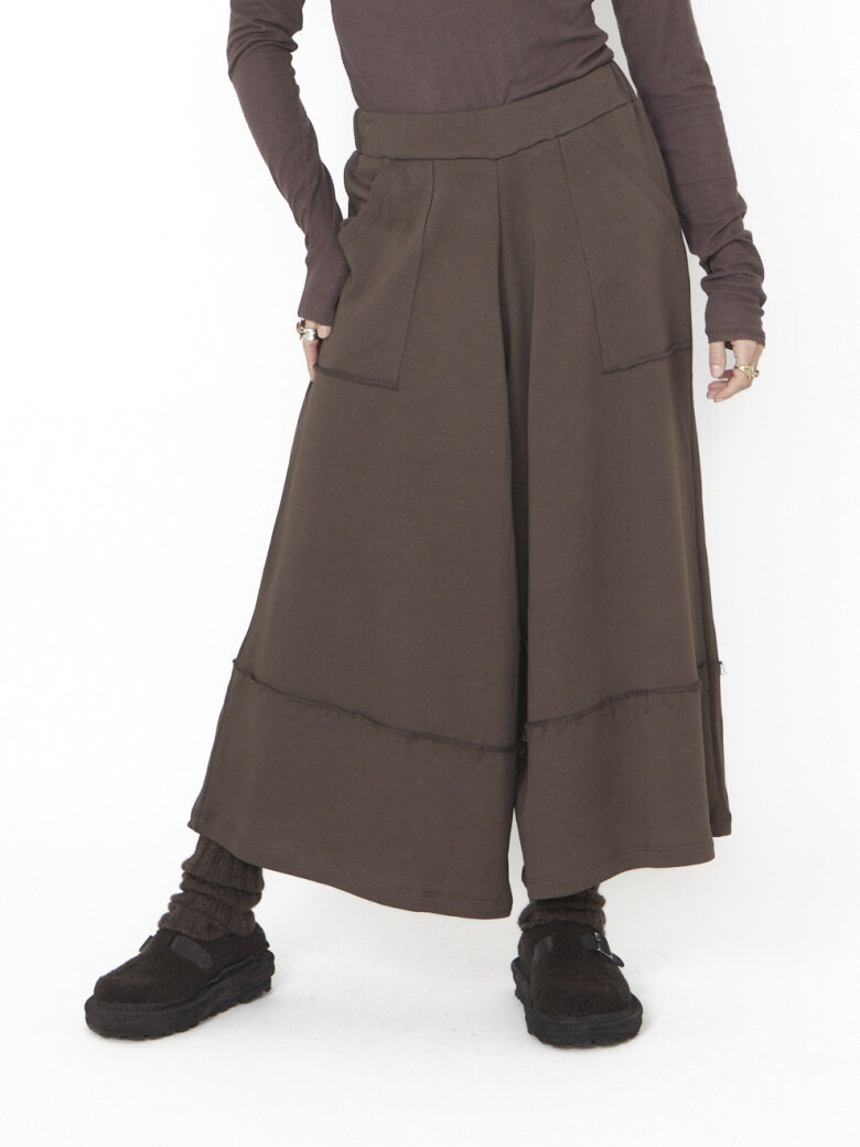 Sort Aarhus - Wide pants with graphic details