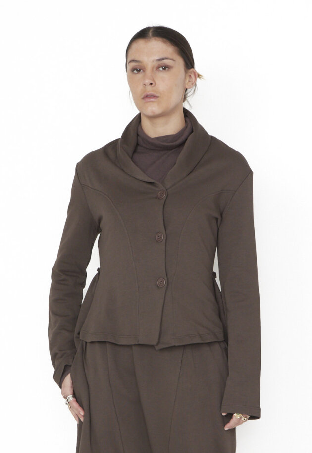 Sort Aarhus - Cardigan/blazer med knapper