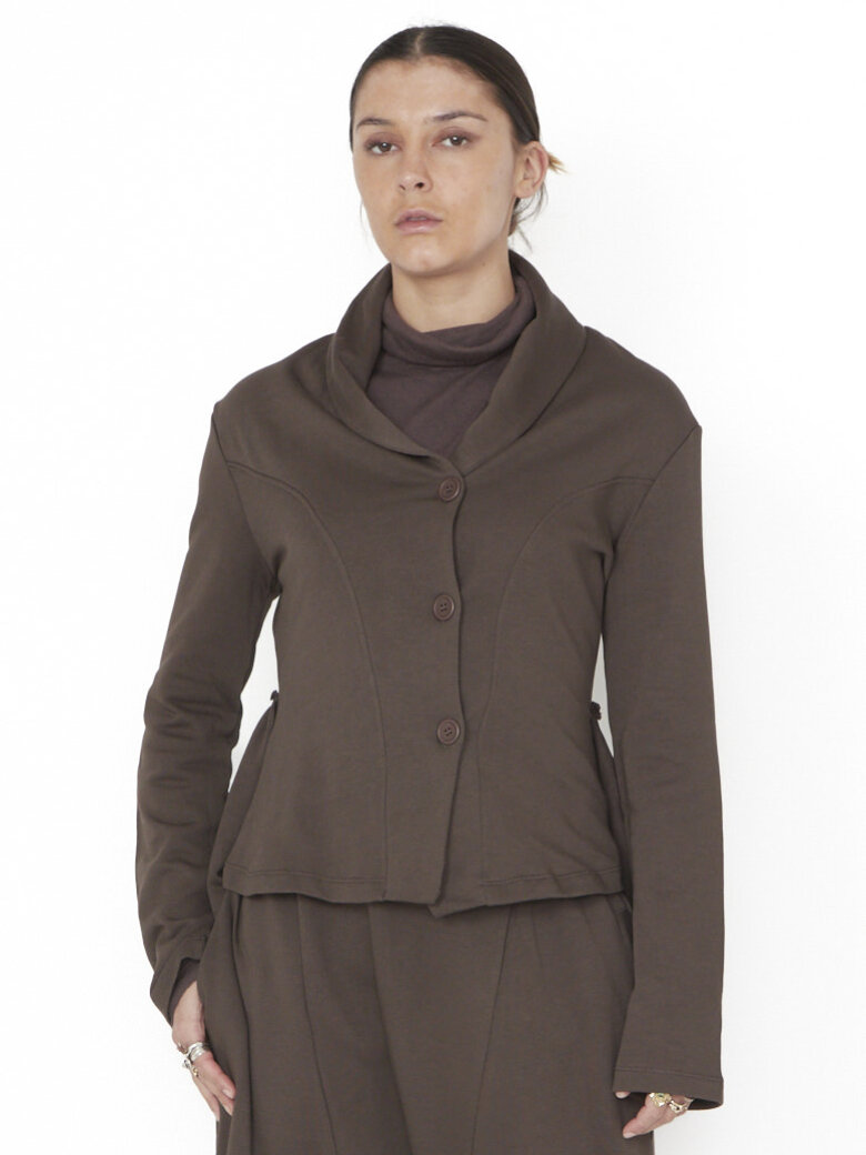 Sort Aarhus - Cardigan/blazer med knapper