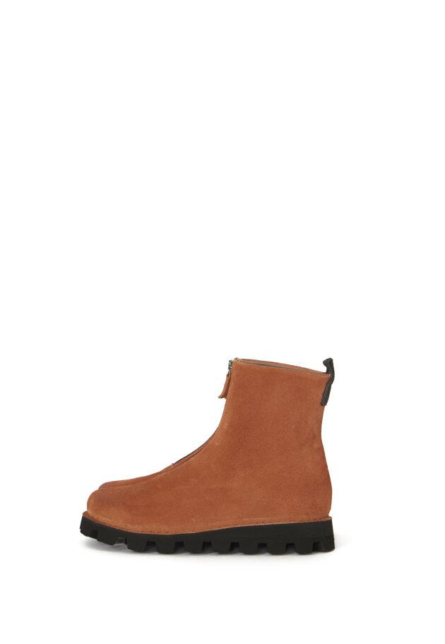 Lofina - Boot in suede with zipper