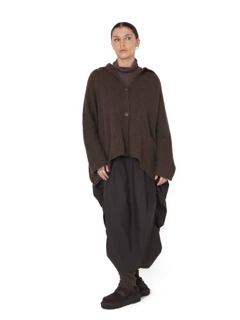 Sort Aarhus - Strikket cardigan med knapper