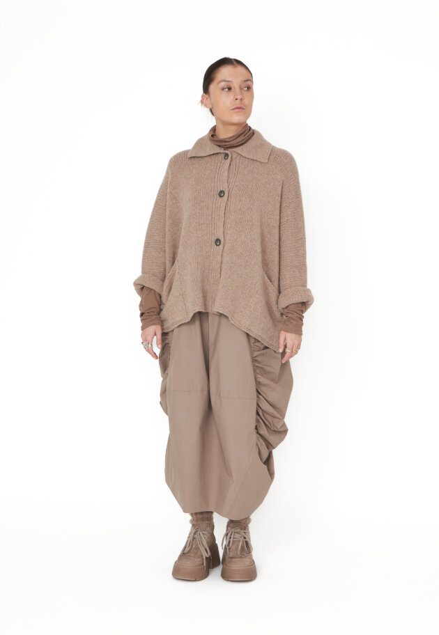 Sort Aarhus - Strikket cardigan med knapper