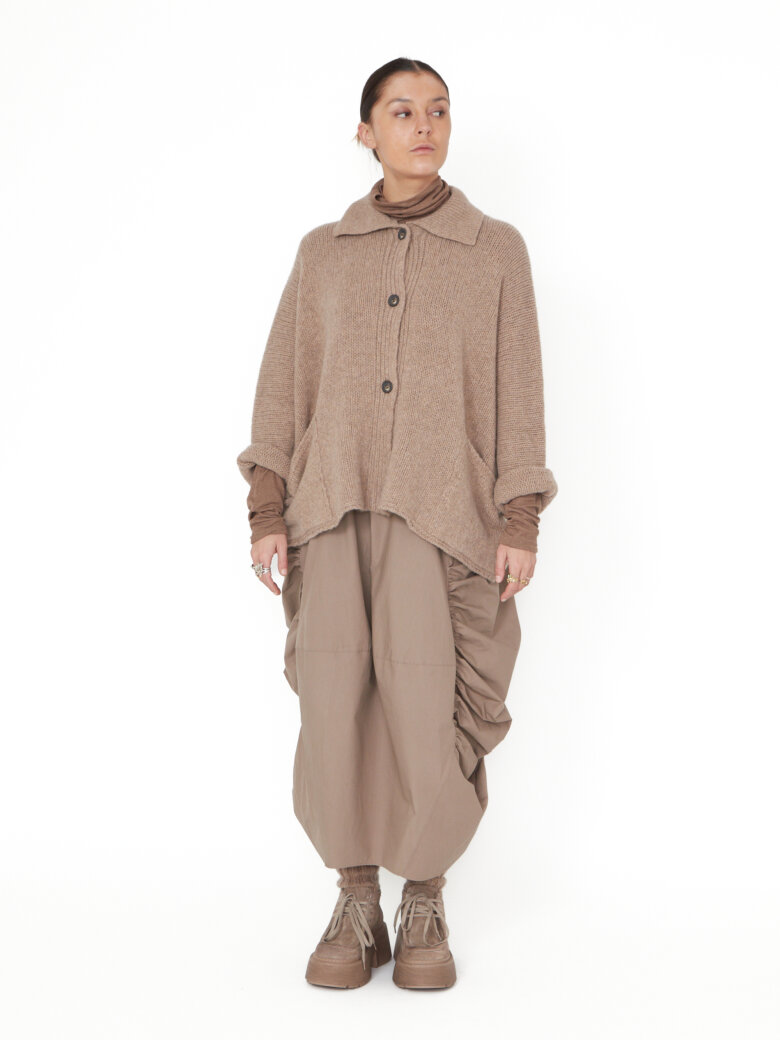 Sort Aarhus - Strikket cardigan med knapper