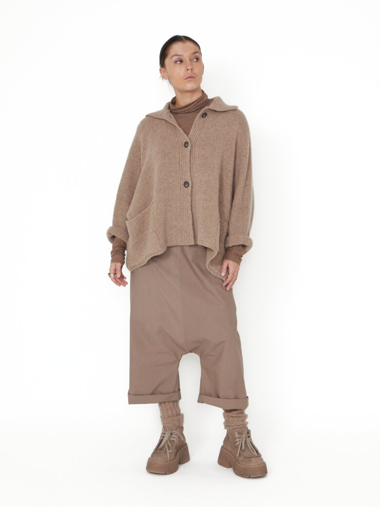 Sort Aarhus - Strikket cardigan med knapper