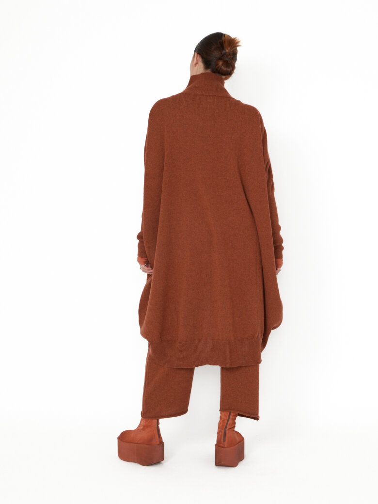 Sort Aarhus - Strikket sweater med rullekrave