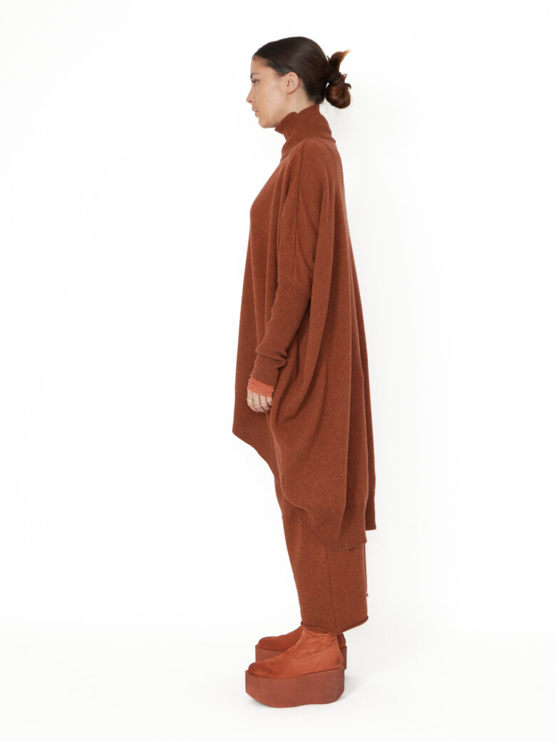 Sort Aarhus - Strikket sweater med rullekrave