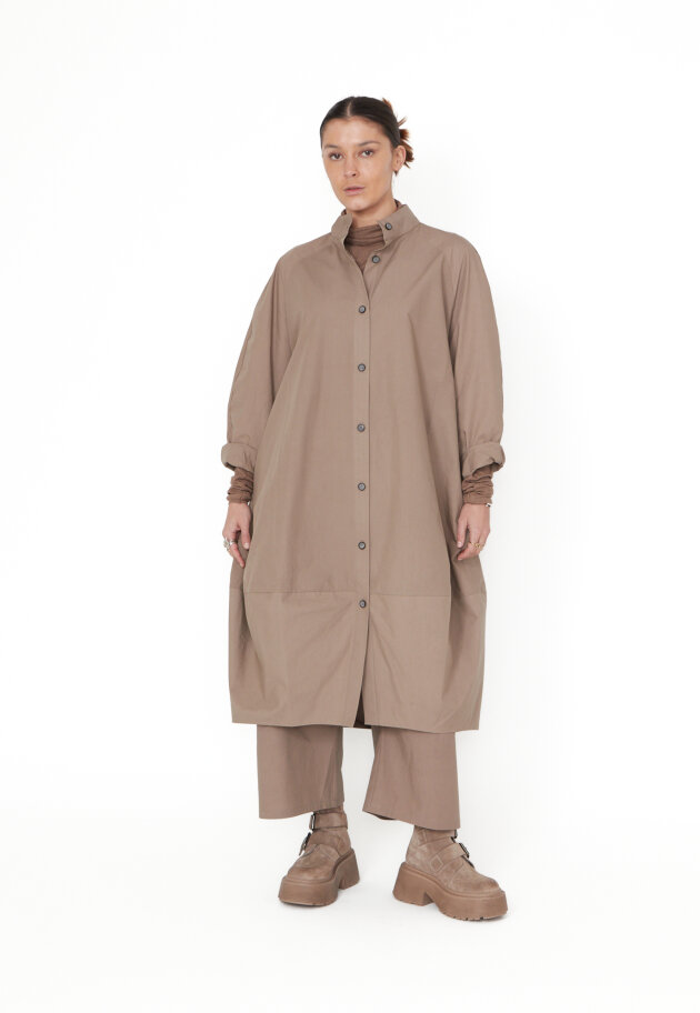 Sort Aarhus - Long A-line shaped shirt