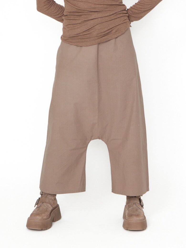 Sort Aarhus - Baggy pants with elasticated waistband