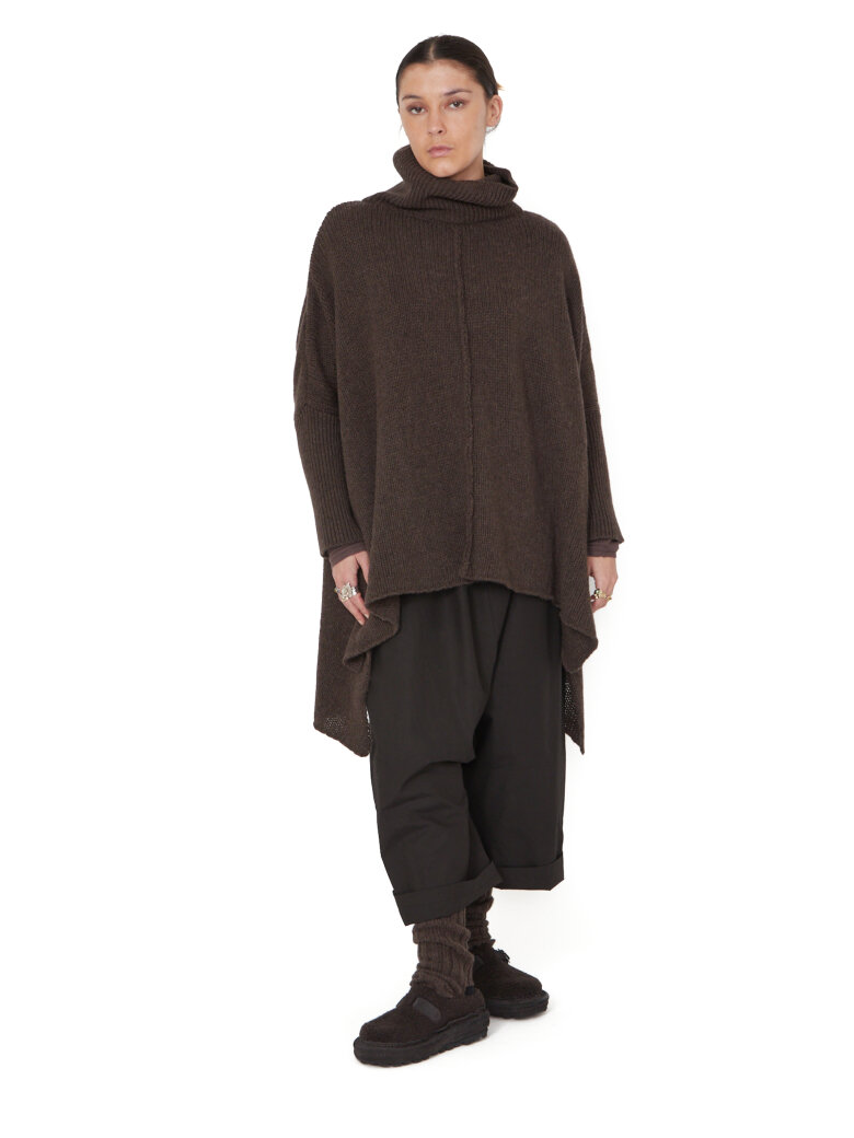 Sort Aarhus - Baggy pants with elasticated waistband
