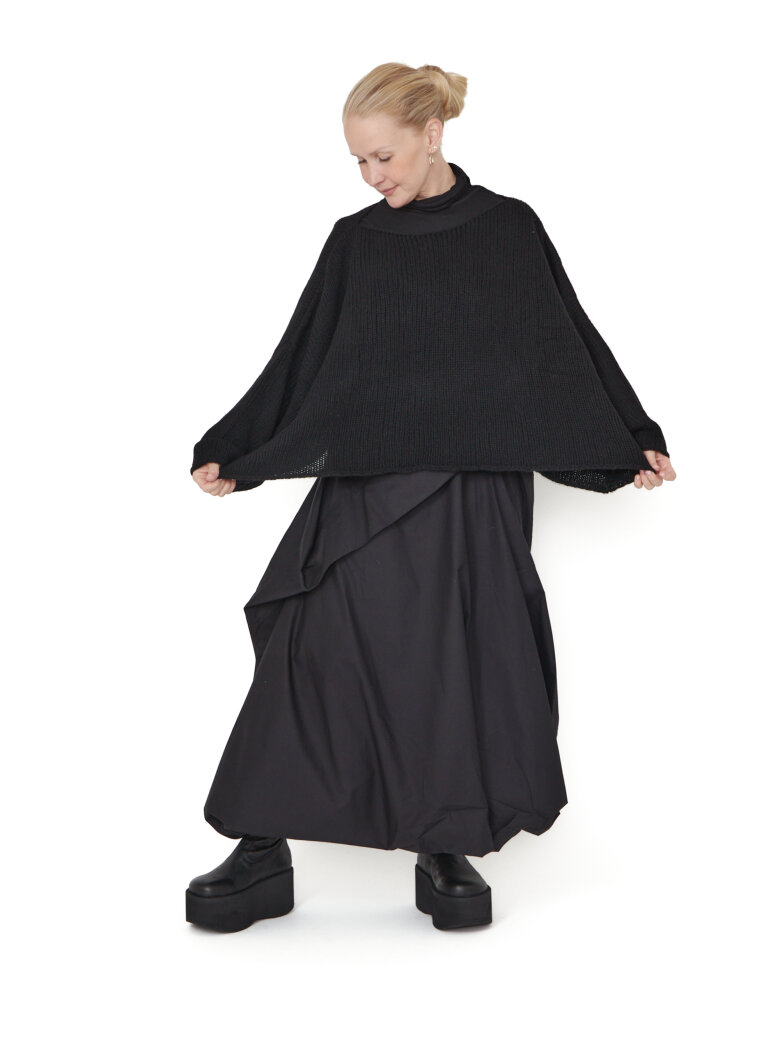 Sort Aarhus - Short knitted blouse