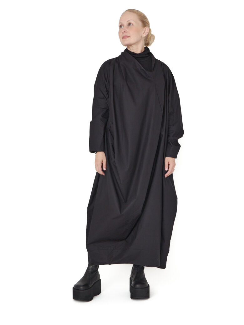Sort Aarhus - Loose fitted long dress
