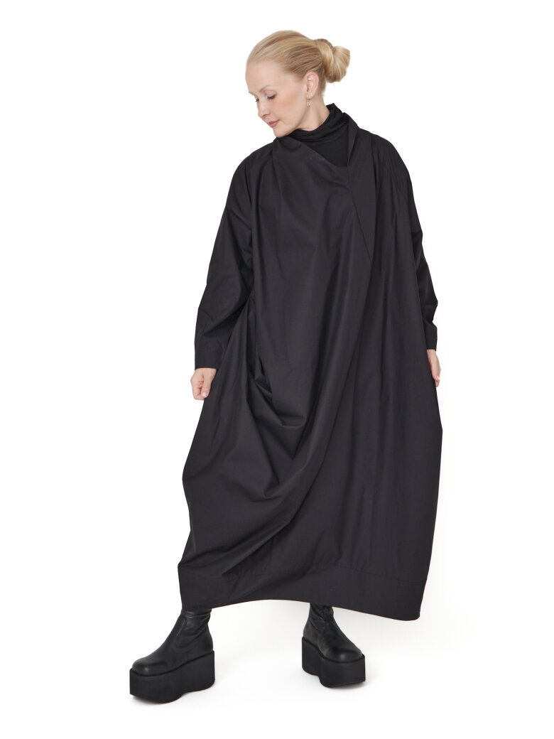 Sort Aarhus - Loose fitted long dress