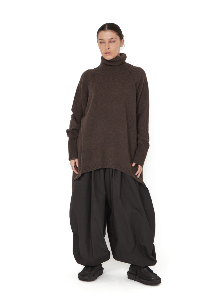 Sort Aarhus - Pants with balloon-shaped fit