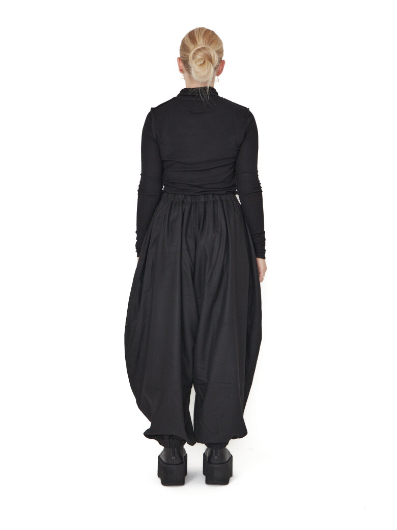 Sort Aarhus - Pants with balloon-shaped fit