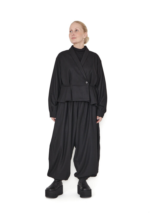 Sort Aarhus - Short jacket/blazer in wool mix