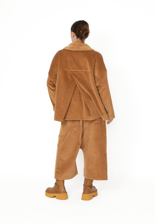 Sort Aarhus - Baggy pants with elasticated waistband