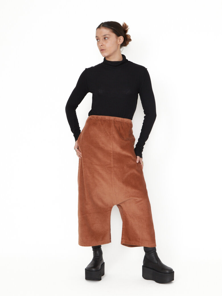 Sort Aarhus - Baggy bukser med elastisk talje