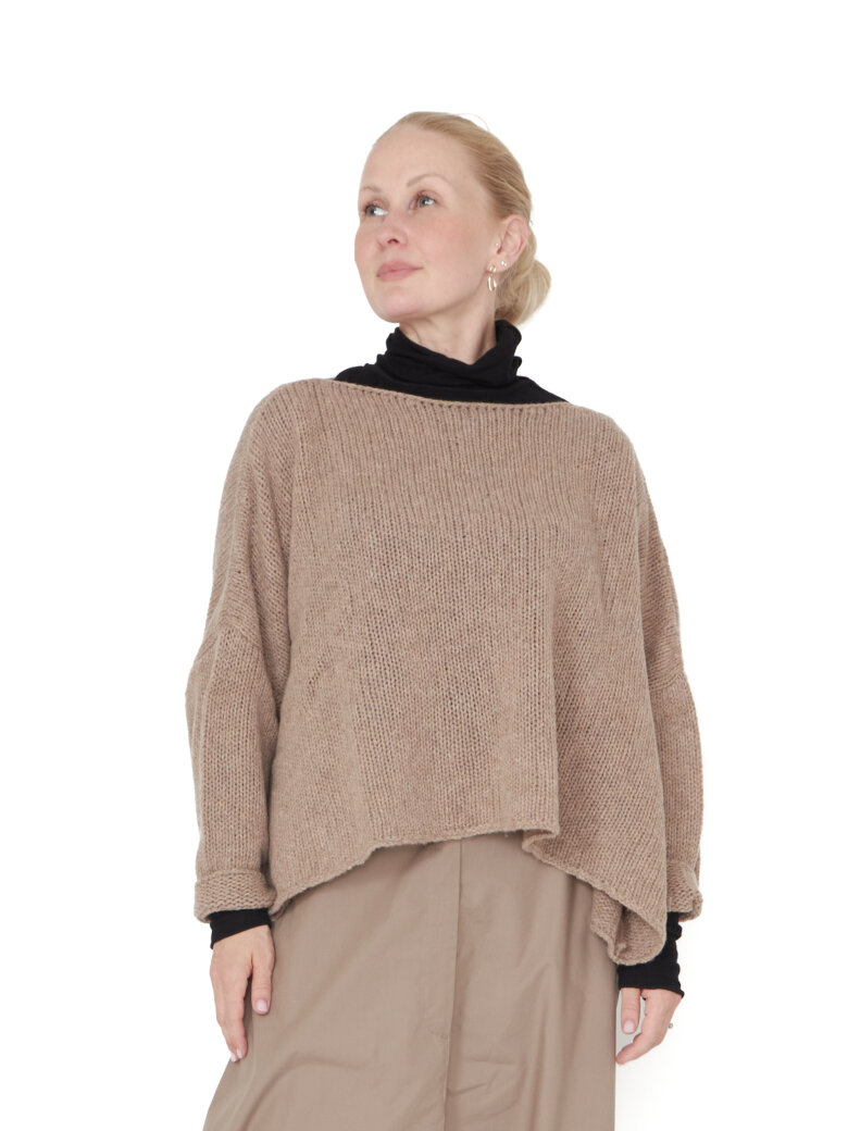 Sort Aarhus - Short knitted blouse