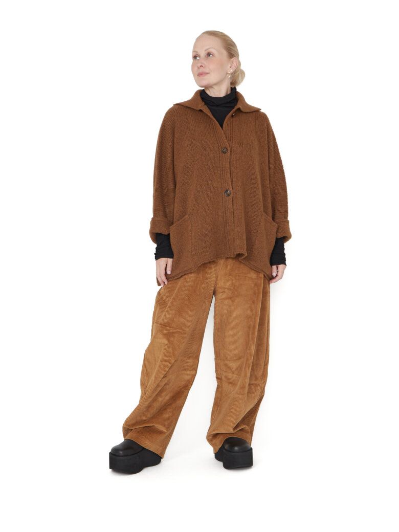 Sort Aarhus - Strikket cardigan med knapper