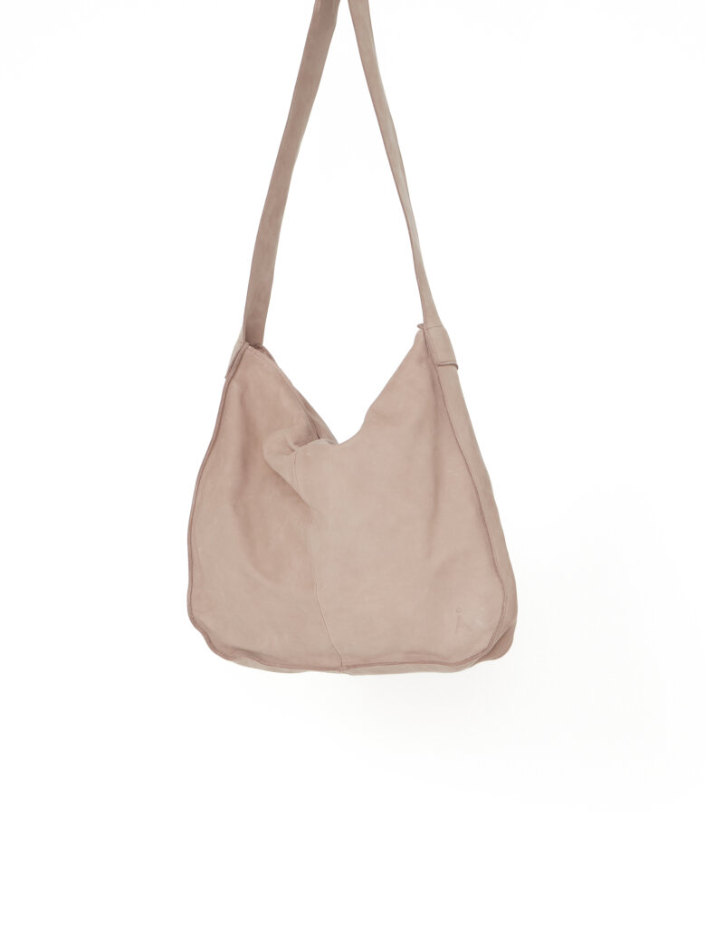 Sort Aarhus - Smooth leather bag with zipper