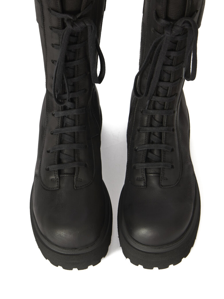 Lofina - Mid-length boot with zip and laces