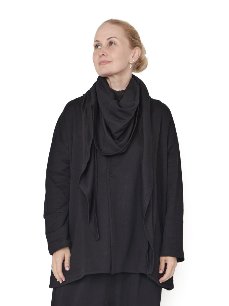 Sort Aarhus - Scarf in cotton & modal