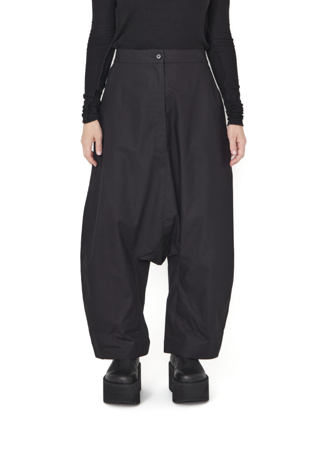 Sort Aarhus - Baggy pants in 100% cotton