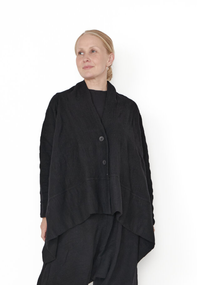 Sort Aarhus - Cardigan in wool blend