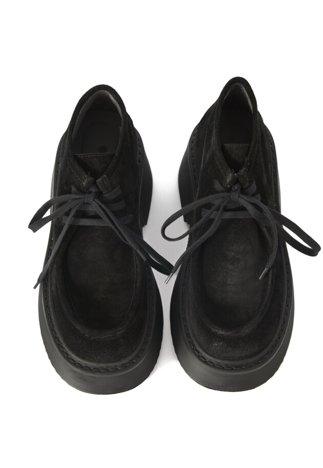 Sort Aarhus - Short lace-up boot